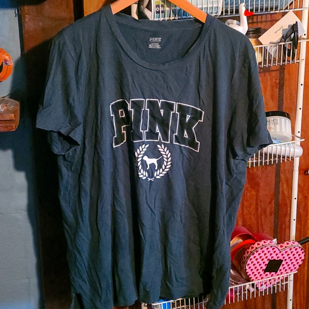 PINK Green T-Shirt